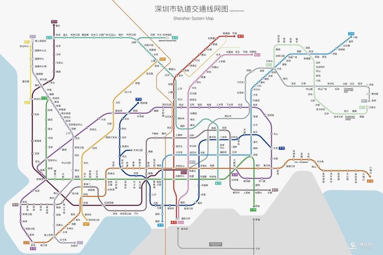 深圳地铁最新线路图_深圳地铁最新线路图高清