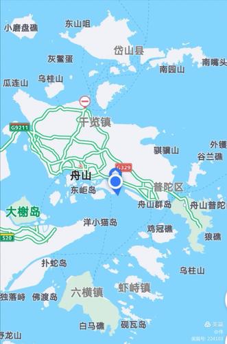 舟山旅游地图-舟山旅游地图景点地图