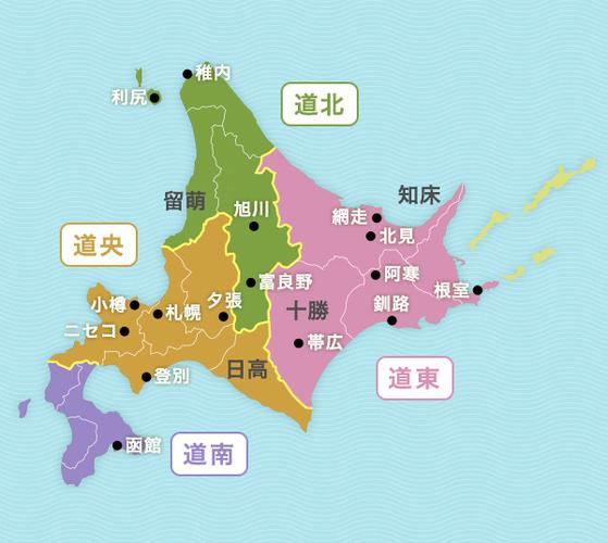 日本北海道地图-日本北海道地图位置