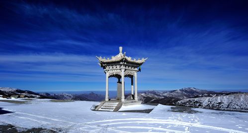 五台山风景图片_冬季五台山风景图片